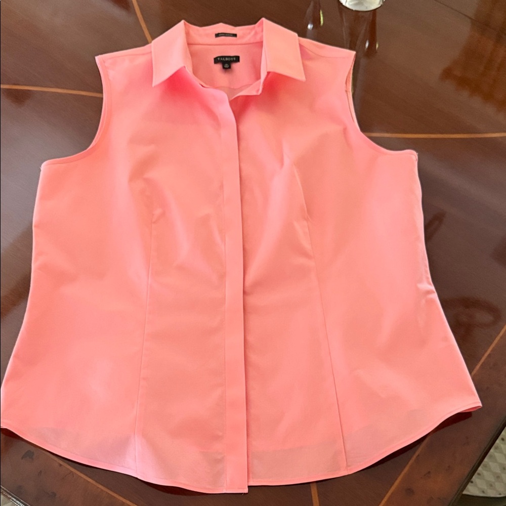 Talbots sleeveless blouse